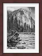 Framed California, Yosemite, El Capitan (BW)