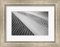 Framed Close Up Of Valley Dunes, California (BW)