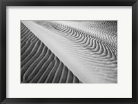 Framed Close Up Of Valley Dunes, California (BW)