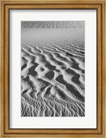 Framed California, Valley Dunes Sand Ripples (BW)