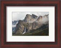 Framed California, Yosemite, Bridalveil Falls