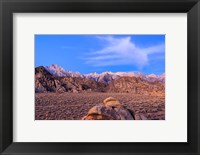 Framed Mount Whitney, Lone Pine, California