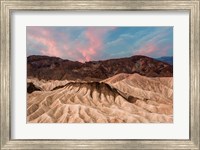 Framed Sunrise At Zabriskie Point