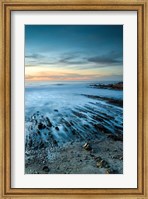 Framed Sunset Coastline Of Montana De Oro State Park