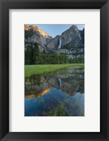 Framed Early Morning At The Upper Yosemite Falls
