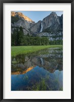 Framed Early Morning At The Upper Yosemite Falls
