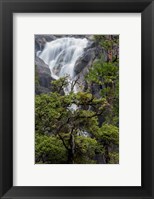 Framed Spring Run-Off At Cascade Falls