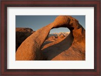Framed Mobius Arch With Mt Whitney And The Sierra Nevada Range