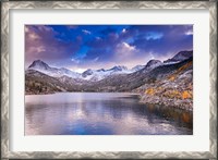 Framed South Lake Near The Sierra Nevada Mountains