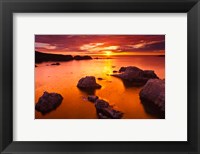 Framed Sunset At Soberanes Point