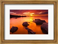 Framed Sunset At Soberanes Point