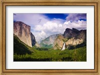Framed Panoramic View Of Yosemite Valley