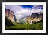 Framed Panoramic View Of Yosemite Valley