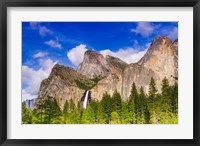 Framed Bridalveil Fall And The Leaning Tower