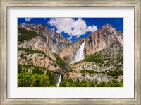 Framed Yosemite Falls, California