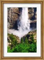 Framed Detail Of Upper Yosemite Falls