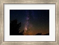 Framed Milky Way Above Dusy Basin, Kings Canyon National Park