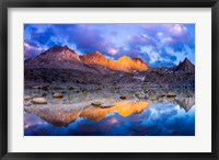 Framed Dusk On The Palisades In Dusy Basin, Kings Canyon National Park