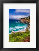 Framed Big Sur Coast At Rocky Point