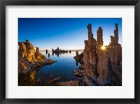 Framed Sunrise At The South Shore Of Mono Lake