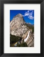 Framed Nevada Fall, Half Dome And Liberty Cap