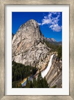 Framed Nevada Fall, Half Dome And Liberty Cap