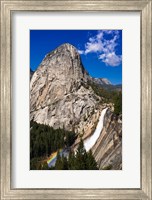 Framed Nevada Fall, Half Dome And Liberty Cap