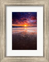Framed Warm Sunset From Ventura State Beach