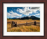Framed Dallas Divide, Last Dollar Ranch, Colorado