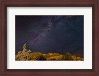 Framed Milky Way Above Mountains, Colorado