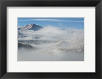 Framed Colorado Clouds Below Pikes Peak
