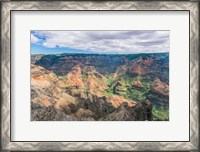 Framed Waimea Canyon, Kauai, Hawaii