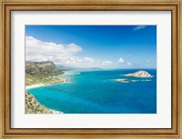 Framed North Shore From Makapu'u Point, Oahu, Hawaii