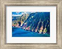 Framed Kauai Coastline, Hawaii