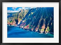 Framed Kauai Coastline, Hawaii