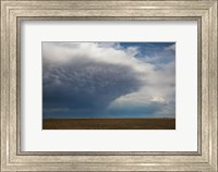 Framed Storm Cell Forms Over Prairie, Kansas