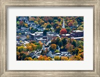 Framed Autumn In Camden Harbor, Maine