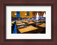 Framed Chamber Of The Statehouse Of Representatives, Boston