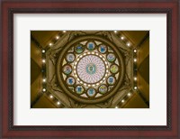 Framed Rotunda Ceiling, Massachusetts State House, Boston