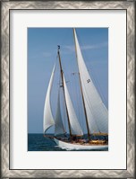 Framed Schooner #22 Sailing, Massachusetts