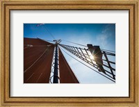 Framed Tall Schooner Rigging, Cape Ann, Massachusetts