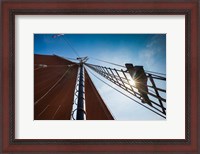 Framed Tall Schooner Rigging, Cape Ann, Massachusetts