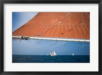 Framed Horizontal Schooner Rigging, Cape Ann, Massachusetts