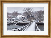 Framed Cape Ann In The Winter, Massachusetts
