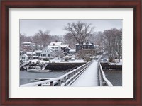 Framed Cape Ann In The Winter, Massachusetts