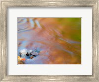 Framed Small Rocks In The Ontonagon River