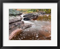 Framed Bonanza Falls Whirlpool, Michigan