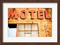 Framed Old Motel Sign, Route 66