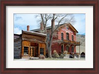 Framed 1862 Gold Rush Town In Bannack, Montana