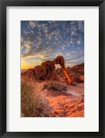 Framed Elephant Rock, Valley Of Fire State Park, Nevada